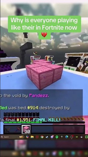 Follow the Twitch (figzzz1)#shorts #viral #minecraft #bedwars