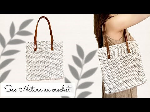 How to crochet a Bag? - Easy Beginner - Natura model - Step by step tutorial #LOUPASSION