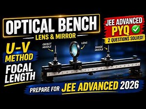 Optical Bench Experiment | U–V Method Explained | JEE Advanced PYQ