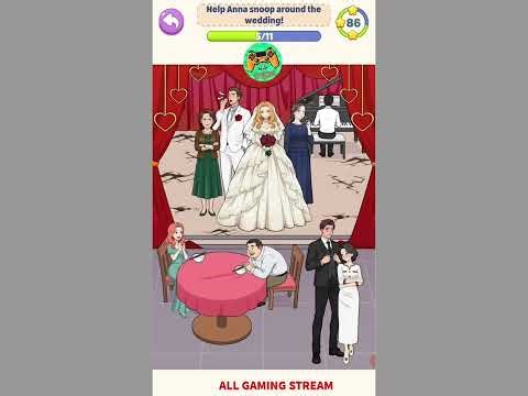 Tricky Story level 24 | help anna snoop around the wedding Gameplay