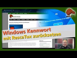 Resetting your Windows password with RescaTux