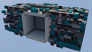 [Showcase] Seamless 8x8 Redstone Door made by InDestructibleMC Minecraft Map
