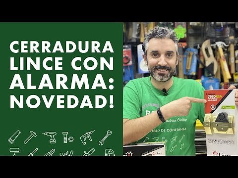 Cerradura lince con alarma: NOVEDAD!
