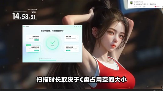 C盘清理，c盘满了怎么清理，Windows电脑系统清理，临时缓存残留文件删除！大文件、重复文件自动扫描一键查找清除，支持聊天程序应用图片视频日志缓存文件深度清