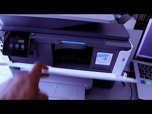 How To Setup HP Officejet Pro Printer To Computer Using a USB CABLE and PRINT