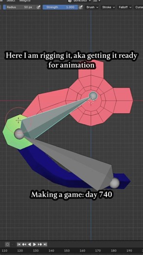 Making an enemy for my game #deiity #gaming #indiegames #gamedev #indiedev #godot #games #blender