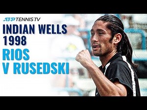 Classic Tennis Highlights: Marcelo Rios v Greg Rusedski | Indian Wells 1998 Final