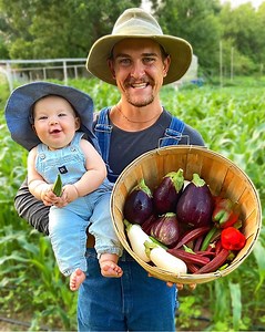 6M views · 461K reactions | She picks and eats vegetables on the farm ‍ | Plant Based Gabriel | Facebook