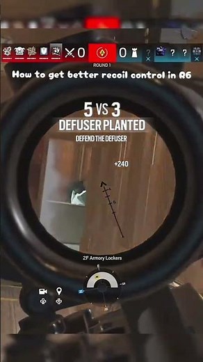How to get better recoil control in R6? #r6 #siege #rainbowsixsiege #recoilscript #lua