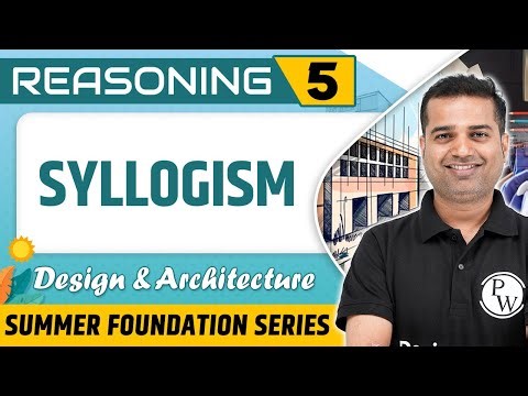 Reasoning | Syllogism | NIFT, NID, UCEED Exams