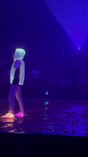 laser Man inside the circus