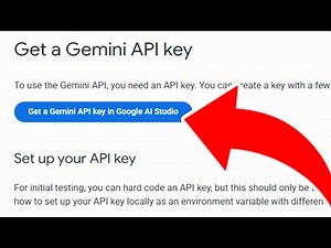 How To Get Gemini API Key 2025! - Tutorial