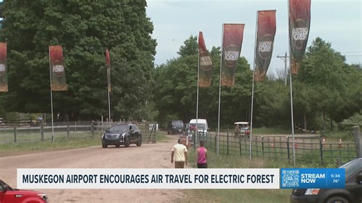 Muskegon County Airport encourages air travel for Electric Forest