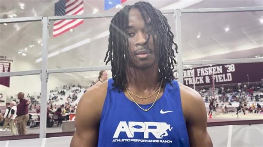 Jonathan Simms US No. 10 All-Time 46.35 400m In Indoor Debut | 2025 Texas High School Indoor Championship