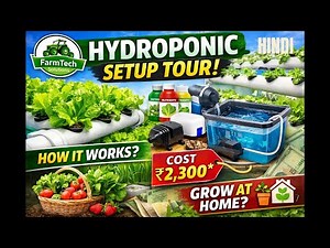 hydroponics Hindi, Home Gardening, Hydroponics setup at Home, cost breakup for small system