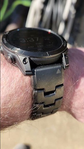 Titanium Strap Upgrade for Garmin Epix 2 Pro — Looks Clean