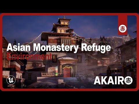 Asian Monastery Refuge Environment | Showcase | Akairo | Unreal Engine