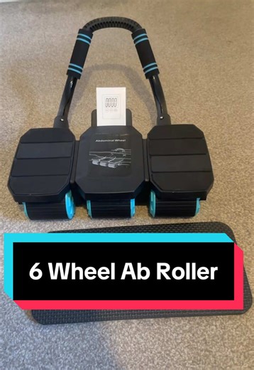 6-Wheel Ab Roller for Ultimate Core Strength