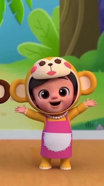 🐒Tari pisang seru! 🍌 #laguanakanak #Domikids