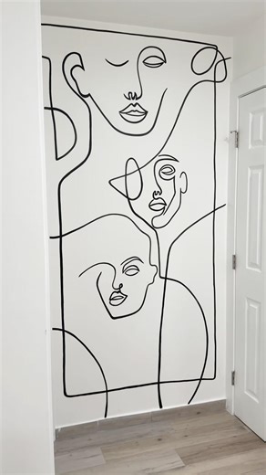 Faces #interiordesign #muralproject #mural #homedecor #art #home