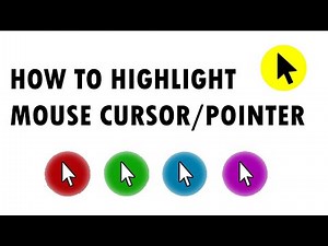 How to highlight a cursor in obs or in any software | POINTER/CURSOR HIGHLIGHT FOCUS