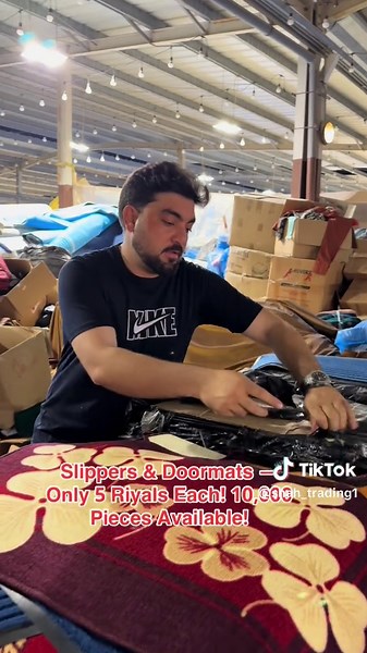 Big Stock Alert! We have 10,000 pieces of high-quality slippers and doormats — all for just 5 Riyals each! Need bulk? No problem — we can supply large quantities easily. Best price, best quality — limited time offer #anwar #cheap #items #SlippersSale#DoormatsSale#5RiyalsOnly#BulkDeals#BigStock#WholesaleQatar#BestPrice#LimitedOffer#AnwarLotDeals#ShahTrading#QatarShopping#DealOfTheDay#AffordablePrices#ClearanceSale#HugeStock