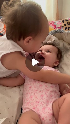 Roseyyy Mañalac on Instagram: "Kuya Isaac, you’re the sweetest 🥹💙 #siblings #babies #cutebabies #sweetbaby"