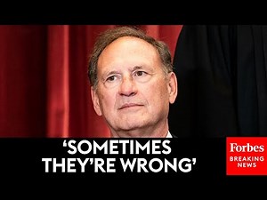JUST IN: Samuel Alito Presses Attorney About Injunctions During Birthright Citizenship Arguments