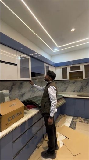 Modular kitchen #modularkitchen