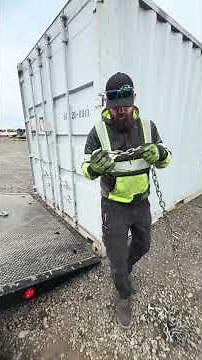 Part 1. Training video on how to load a container on a flatbed tow truck #towingservice #towlife
