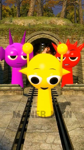 Sprunki Yellow into the Fire 🔥 #Sprunki #Yellow #Simon #Horror #Fire #Game #Transform - | Maner Man