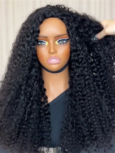 Effortless Water Wave Half Wig Styling