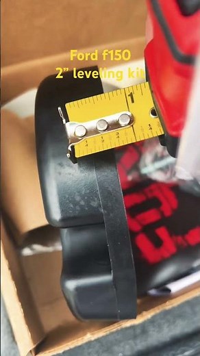 Ford f150 leveling kit 2” (looks to lifted)