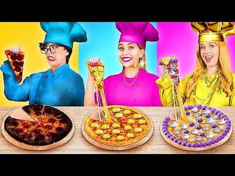 BROKE VS RICH VS ULTRA RICH COOKING CHALLENGE || Funny Kitchen Hacks by 123 GO! FOOD