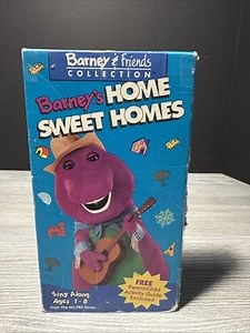 VHS Barney & Friends Collection Barney's Home Sweet Homes Video Tape Tested 45986990419| eBay