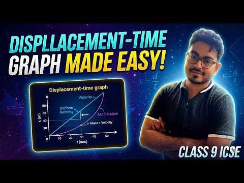 Displacement Time graph for uniform motion under 10mins #physics #science #Igntingminds #class9icse
