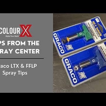 The difference between Graco LTX and FFLP spray tips