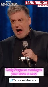 24 reactions | Craig Ferguson returns to the Addison Improv! Tickets...