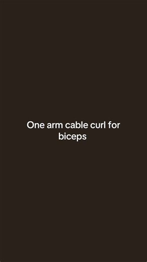 One Arm Cable Curl Techniques for Effective Biceps Growth