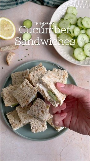 Vegan Cucumber Sandwiches