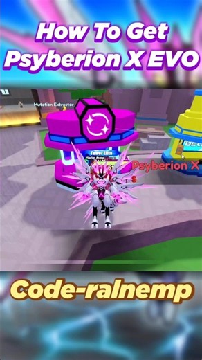 How To Get Psyber/Psyberion X Evo ➡️➡️ #shorts #catchamonster #roblox