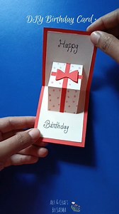 Easy Handmade Birthday Card Tutorial ✨ #crafting #paper #papercraft #gifts #ideas #giftideas #card #birthday #birthdaycards | Art & Craft By Salma