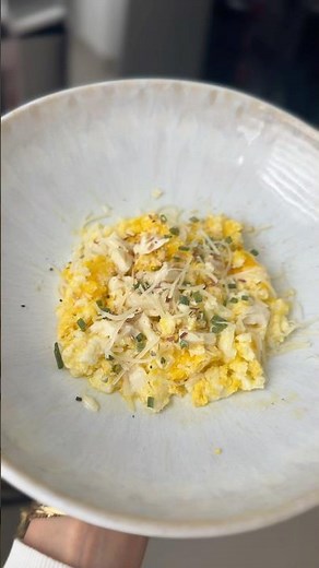 Œuf brouillés parfait ✨ #egg #recettefacile #foodhacks #protein