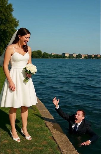 Epic Wedding Fail? Bride Sends Groom Flying! #WeddingPrank #BrideVsGroom #FunnyWedding #WeddingFail