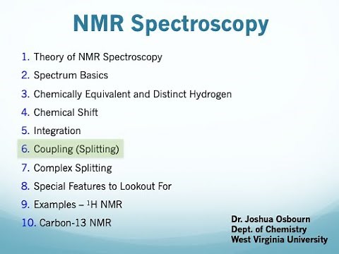 NMR - 6. Coupling (Splitting)