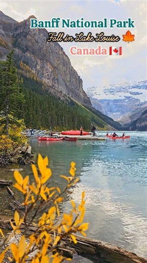 Lake Louise, Banff National Park Canada 🇨🇦 . . . #LakeLouise #CanadianRockies #TravelBanff #fbreels #calgaryliving #yycliving #alberta #yyc #canada #calgary #fbreelsfyp #mountains #albertalife #lake #mountainview #travel #beautifulplaces #bestplacetotravel #fall #fallvibes | Calgary Connections