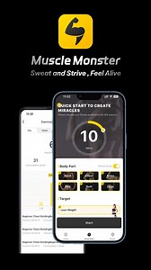 🏋️‍♂️ Unlock Your Fitness Potential 🚀 Limited gym access? No problem! 💪 Introducing the Muscle Monster workout routine, designed to help you build muscle and sculpt your dream physique from anywhere. Take control of your fitness journey now! 💥 Get ready to unleash your inner beast and achieve your goals 🔓 | Muscle Monster App