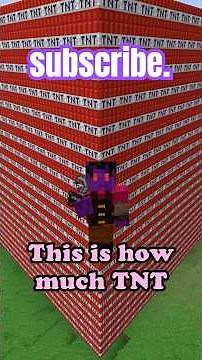 How Much TNT Does It Take To CRASH Minecraft? 💥 #minecraft #shorts