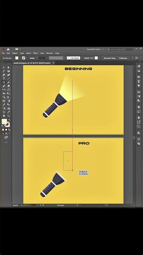 Adobe Illustrator – Quick Lamp Light Effect Tutorial