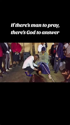 watch what's happening after prayer...